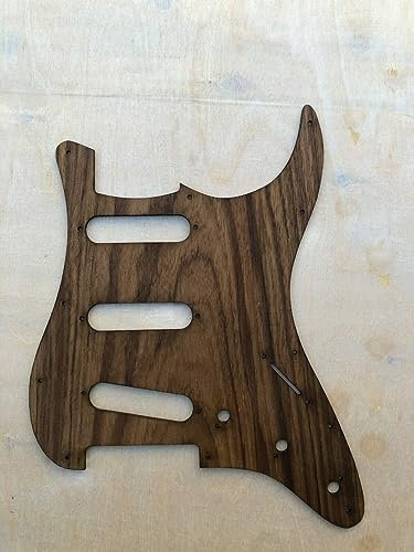 WUQIMUSC E-Gitarren-Schlagbrett aus Ahornholz, Kratzplatte für SSS-Stil-Tonabnehmer, Gitarrenteile