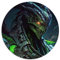 Green Alien Warrior Jigsaw Puzzles Educational Games Spherical Jigsaw Puzzle Cardboard Puzzles 67.5x67.5cm