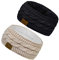 Stirnband Damen Winter Gestrickt Stirnbänder Warmes Ohrenwärmer Kopfband Haarband Elastische Häkelarbeit Thermo Stirnband Verdicken für Frauen Mädchen