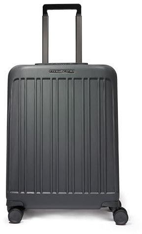 PIQUADRO Seeker Trolley Cabin Small 4 Rollen aus Polycarbonat, grau, Seeker Trolley Cabin Small 4 Rollen aus Polycarbonat