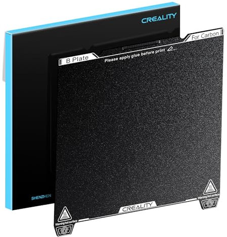 Creality Placa construcción esmerilada K1C Hoja PEI con boquilla limpieza Plataforma impresión flexible 235x235mm para K1C / Ender 3S1/3 S1 Pro/3 Neo/3 V2 Neo/5 S1/3V3 SE/K1/KE