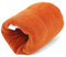 HOBEA-Germany Ministillkissen Arm-Stillkissen kleines Stillkissen für unterwegs Stillmuff Reisestillkissen in verschiedenen Designs, Modell: Cord rostorange