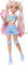 Barbie Dream Besties Barbie « Malibu » Poupée articulée aux cheveux blonds pratiquant le roller, avec 9 accessoires sur le thème du maquillage, JFX96
