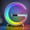 AtmosphäRenlampe Mit Kabellosem LadegeräT, Neue Intelligente LED Tischlampe, Dimmbare Nachttischlampe, USB-Ladelampe Nachtlicht Lampe, App Steuerung (Keine Bluetooth-Lautsprecher-Uhr-Wecker-Funktion)