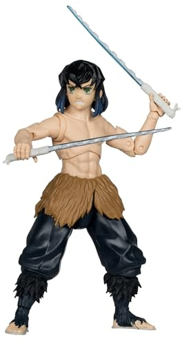 McFarlane Toys - Demon Slayer Inosuke Hashibira (Unmasked) 17,8 cm große Actionfigur