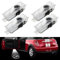 CDIYTOOL 4Pcs Car Door Light Logo Projector Welcome Light Compatible with Mini Cooper R55 R56 R57 R58 R59 R60 R61 F54 F55 F56 F57