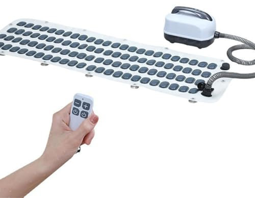 Machine à bulles pour baignoire, tapis de massage pour spa, réglage à 6 niveaux, tapis antidérapant imperméable pour spa, soulage le stress et améliore le sommeil