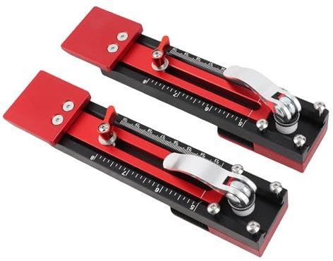Spacnana 2pcs Gleitende Montagemessgeräte Rost-Sicht Langlebiges Werkzeug für Elegante Wandpaneel-Installation Professionelle/-Aluminiumlegierung
