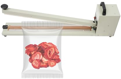 Handpuls-Schweißgerät WH-600H, 60 cm Versiegelungsmaschine für Lebensmittel & Verpackung, Manuelle Impuls-Heißsiegelmaschine, für Haushalt & Gewerbe, einfache Bedienung