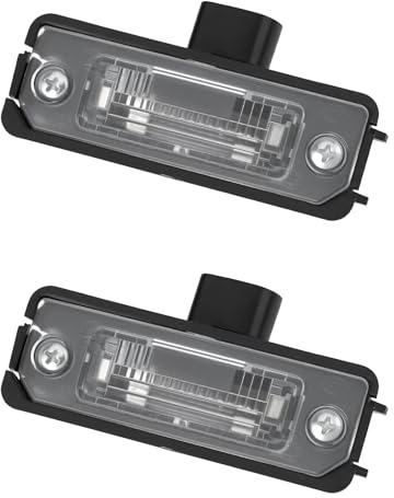 Briny River 2 Stück Auto-Kennzeichenbeleuchtung 1J6943021, kompatibel mit VW Golf MK4 Polo