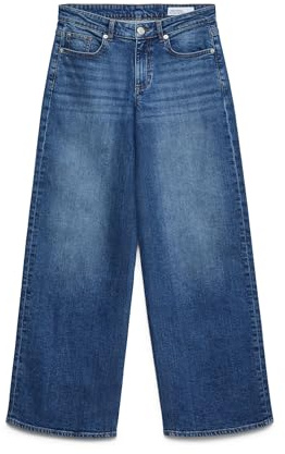 VERO MODA Female Weit geschnitten VMSANDIE-Stretch Mid Rise Weiter Beinschnitt Jeans