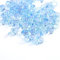 CHSYOO 100 x Mini Set de Sucette de Deco, Confetti Table Décoration Confetti Streudeko Giveaway Cadeau pour Baptême Babyshower Baby Shower Mariage Anniversaire Enfants Parti, Bleu