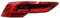 Rückleuchten Folie Set Aufkleber Tönungsfolie Heckleuchten Passgenau zugeschnitten für Rückleuchte Selbstklebend Kfz Auto Zubehör C060 (Red, Classic LED)