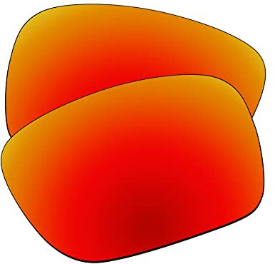 EZReplace Verres de rechange pour lunettes de soleil Oakley Holston OO9334 (verres polarisés), Rouge feu., taille unique