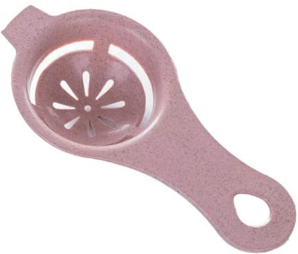 Separador de Yemas Huevo - Colador Claras Cocina - Práctico Separa Yemas Repostería (Rosa)