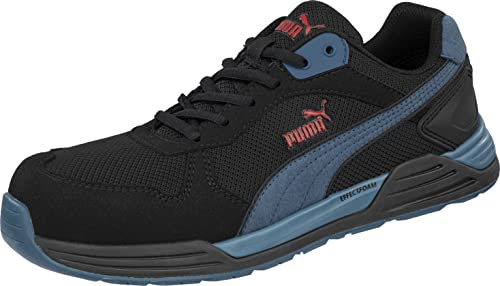 PUMA Safety Frontside SCHWARZ BLAU Low Sicherheitsschuh Gr. 44