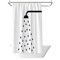 Duschrollo 80 cm, Duschvorhang Weiss Duschkopf Shower Curtains Anti Mould Bad Vorhang Schmales Fenster