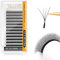 NAGARAKU Double Tips 4D Lashes, W Shape Eyelash Extensions Premade Fans 0.07mm D Curl 8-12mm Mix 8D Russian Volume Lash Matte Pre Fanned Black False Eye Lashes