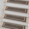 COSY HOMEER Carpet Stair Treads, Non-Slip Indoor Carpet Treads for Stairs for Kids Elders and Dogs, 100% Polyester Quick Peel Self-adhesive Stair Runner Rug Pads, 22 x 70cm, 4 PCS, Brown