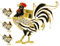HOLIDYOYO 4stücke Osterei Hähnchen Serviettenringe Elegante Tischdekoration Für Ostern Robuste Serviettenhalter Für Abendessen Partys Und Bankette Für Zuhause Und Gastronomie