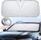 DIOTTI Auto Frontscheibe Sonnenblende für Opel Zafira A/Zafira B/Zafira Tourer C 1999-2019, UV-Schutz Wärmeisolierung Windschutzscheiben-Sonnenschutz, Faltbarer Frontscheibenabdeckung,Silver