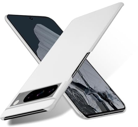 Bastmei Funda para Google Pixel 8 Pro, Ultraligero Ultrafino Antideslizante Protección de Cámara, PC Rígido Textura Esmerilada Funda para Google Pixel 8 Pro (Color Ceniza)
