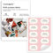 Cartridgeify Universal Etiketten, 20 Blatt, 56 x 95 mm, 10 pro A4-Blatt, 200 Stück, mattes Blankopapier, selbstklebende bedruckbare Etiketten-Aufkleber, weiß