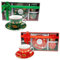 MA MAISON Linea Cookies in Ceramica Set Regalo Natalizio -Tazza Mug Teiera di Natale e Tazzine da Caffè - per Bevande Fredde e Calde Fantasia Biscotti (4 Tazze + Piattino - 310 cc)