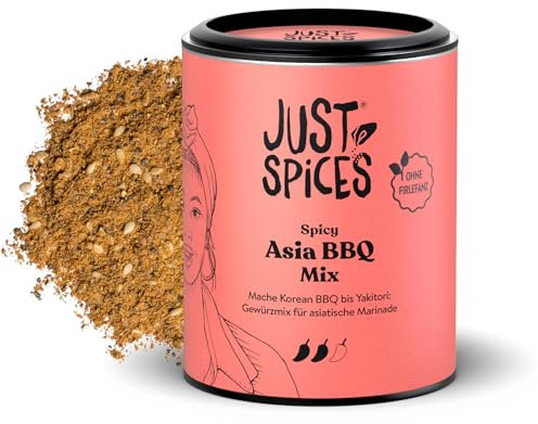 Just Spices Spicy Asia BBQ Mix I Fleisch, Fisch & Gemüse asiatisch marinieren I Gewürzdose, 67 g