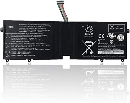 LBP7221E Laptop Battery Compatible for LG Gram 13Z940 13ZD940 14Z950 14Z950-A 14Z960 15Z960 15Z975 15ZD975 Series Notebook LBM722YE LBG722VH EAC6272VH EAC6272727VH 18304 EAC62198201 7.7V 34.61Wh
