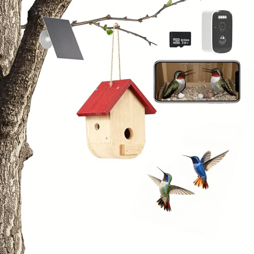Kolibri Haus mit Kamera Solarbetrieben