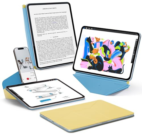 MOFT Dynamic Folio Hülle für iPad Pro 11 (4./3./2. Gen, 2022/2021/2020) | 20+ Blickwinkel | Ultra-dünn | Schlank | Nahtlos Snap-on | Magnetständer | Tragbar | Zweifarbig | Auto Wake/Sleep