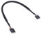 Phobya HD Audio Verlängerung Buchse/Stecker 30cm - Schwarz Kabel Sonstige Kabel