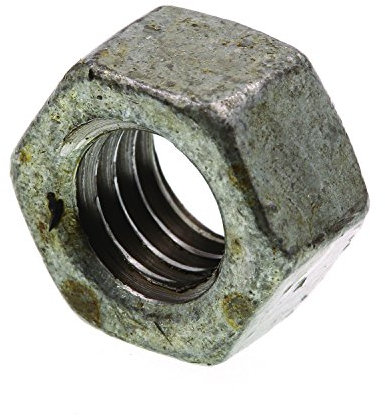 prime-line 9073508 Finish Sechskantmutter, 3/8 in-16, verzinktem Stahl, 100 Stück