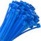 100x Strong Quality Blue Cable Ties 370mm x 7.6mm - Heavy Duty Heat & Cold Resistant Zip Ties
