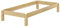Erst-Holz Stapelbett Massivholzbett Kiefer Natur 80x200cm Einzelbett stapelbar Gästebett 60.48-08oR