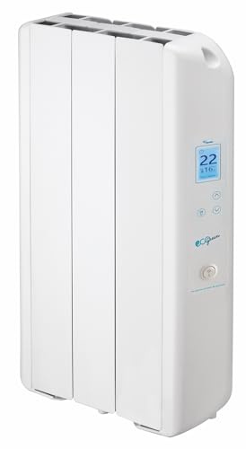 Farho Radiador Electrico Eco Green 330W (3) · Emisor Térmico con Termostato Digital Programable 24/7 · Radiadores Electricos Bajo Consumo para estancias de hasta 6 m² · 20 AÑOS DE GARANTÍA