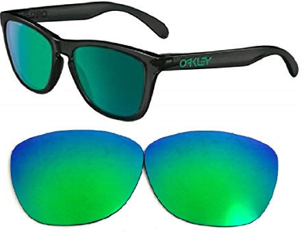 Galaxy - Lentes de repuesto para gafas de sol Oakley Frogskins, color verde polarizado, Verde, Regular