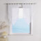 ESLIR Scheibengardinen Modern Bistrogardine küche Gardinen mit Schlaufen Transparent Vorhänge Voile Weiß BxH 60x120cm 2 Stück