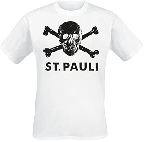 FC St. Pauli T-Shirt Totenkopf - Größe XL