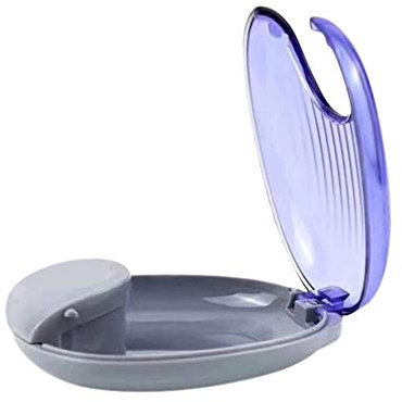 Artibetter Zahnspangendose Prothesendose Gebissdose Prothese Box Retainer Box Zahnprothesendose Prothesen Aufbewahrungsbox für Dental Mundschutz