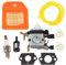 HURI Carburettor & Gasket Air Filter Petrol Filter Spark Plug for Stihl HS81 HS81R HS81RC HS81T HS86 HS86R HS86T Hedge Trimmer Part Replaces ZAMA C1Q-S225, 4237 120 0606