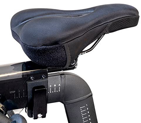 Padded Seat Cover for All Peloton Bikes and Cross Training Bike & Bike+ - Gel Seat Cushion, Ultimate Comfort for Men & Women, Accessories for Peloton Bikes