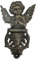 LLAA Türklopfer Door Knocker Wohnkultur Türklopfer Engel, Drinnen Draußen Modern Türgriff Ziehen, Antiquität Außen Türklopfer, Für Haustürgarten