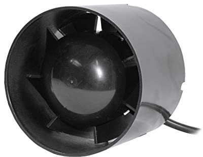 Ram Inline Exhaust Fan - 100mm (4) - 80m³/hr, Black
