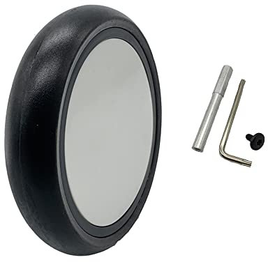 Poussette Remplacement Roues En Caoutchouc Roue Avant Et Arrière Poussette Accessoire Compatible Avec Babyzen YOYO YOYA (1 PCS Rear Wheel)