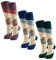 Qterdiz Unisex Kinder Weihnachten Warme Skisocken Jungen Dicke Skistrümpfe Mädchen Thermo Socken für Ski und Snowboard 3 Paar 10-13 Jahre