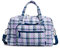 Vera Bradley Damen Weekender Reisetasche, Amethyst-kariert, recycelte Baumwolle