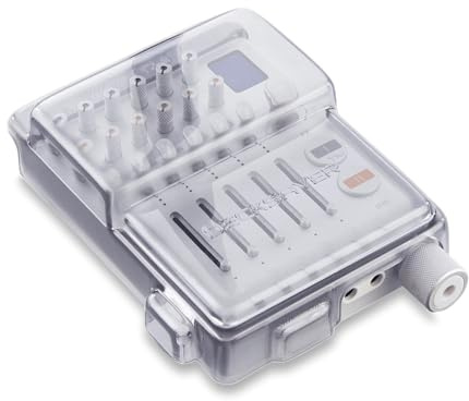 Decksaver Cover for Teenage Engineering TX-6 - Super-Durable Polycarbonate Protective lid in Smoked Clear Colour, Made in The UK - The Producers' Choice for Unbeatable Protection