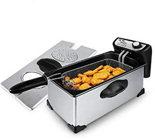 Macchina per friggere a gas per friggitrice commerciale per friggitrice da 3 litri Macchina per patatine fritte multifunzionale per uso domestico